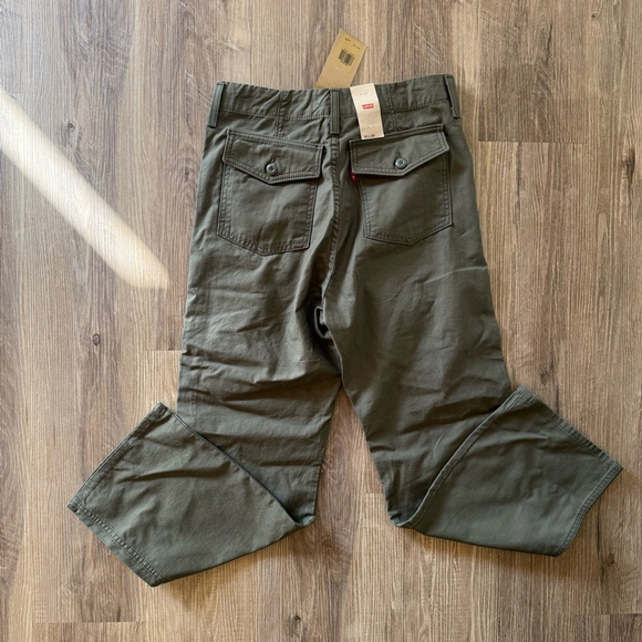 Levi's Ribcage Utility Wide Leg 30 x 29 NWT Green - Picture 6 of 7